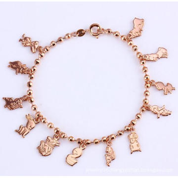 Xuping Rose Gold Color Baby Bracelet (71828)